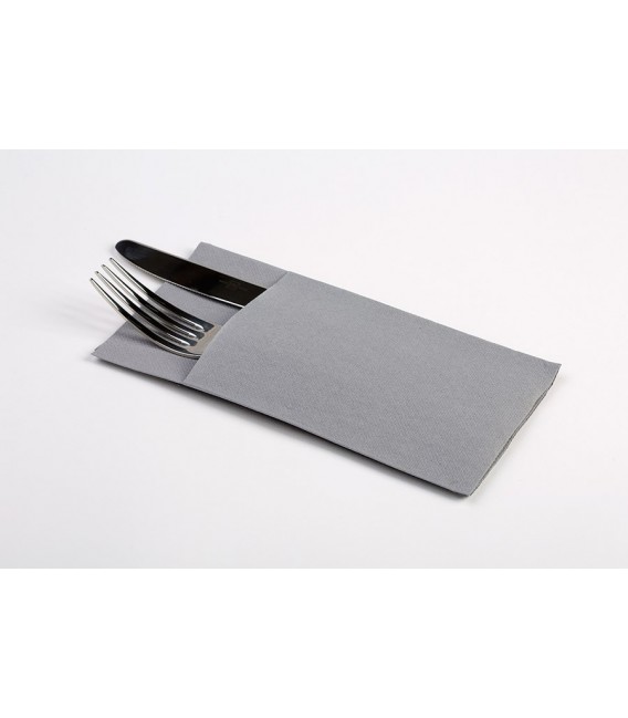 Servilletas Canguro Papel Punta-Punta 40x40cm Grises