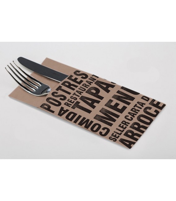 Servilletas Canguro Papel Punta-Punta 40x40cm Eco-Sibarita