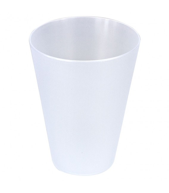 Vasos de Plástico Duro PP Cónico Reutilizables 430ml