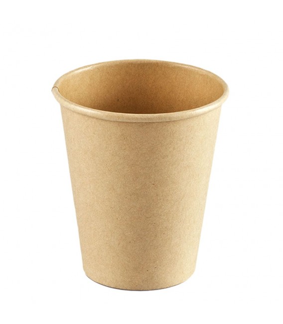 Vasos Biodegradables de Cartón y PLA 6Oz/180ml