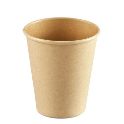 Vasos Biodegradables de Cartón y PLA 180ml Ø7,4cm