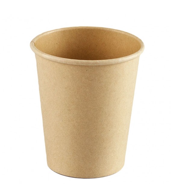 Vasos Biodegradables de Cartón y PLA 8Oz/240ml