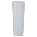 Vasos de Tubo Reutilizables de Plástico PP 330ml