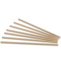 Pajitas de Papel Biodegradables Rectas Kraft Ø6mm x 20cm