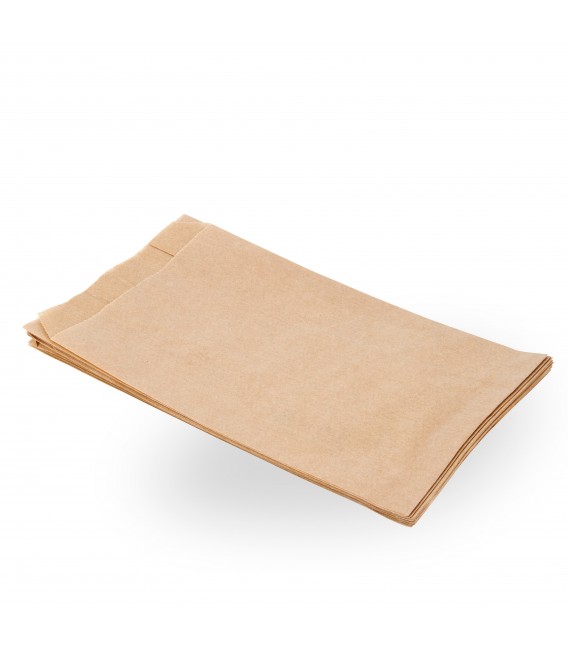 Bolsas de Papel Kraft 12+6x20cm 40gr