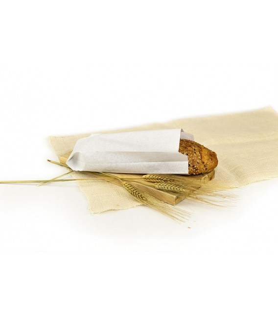 Bolsas de Papel Blancas 9+5x24cm 40gr