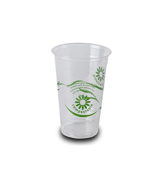 Vasos Biodegradables PLA 330ml Impresos