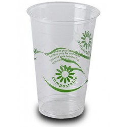 Vasos Biodegradables PLA 330ml Impresos