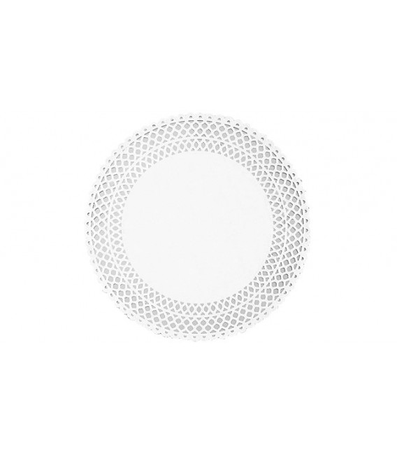 Blondas de Papel Redondas Blancas 21cm (2.500 Uds)