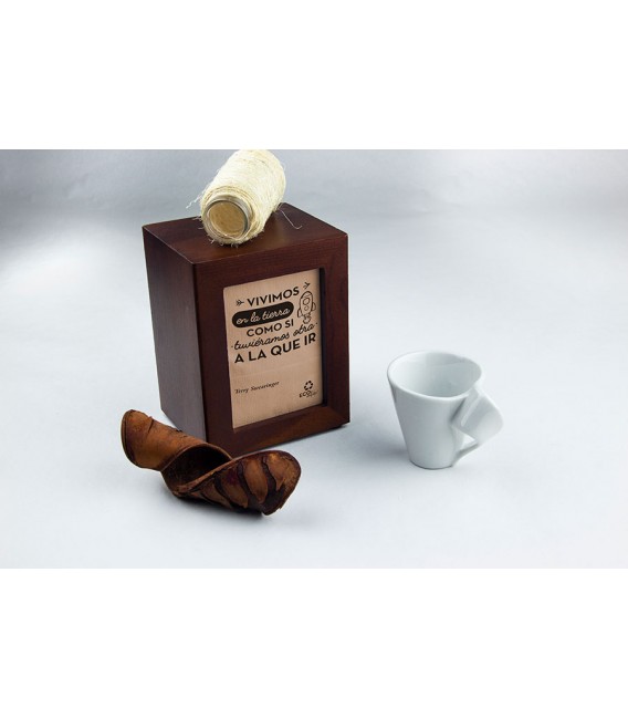 Servilletas de Papel Miniservis con Frases Ecológicas 17x17cm