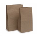 Bolsas de Papel Kraft Americanas 43+15x39cm