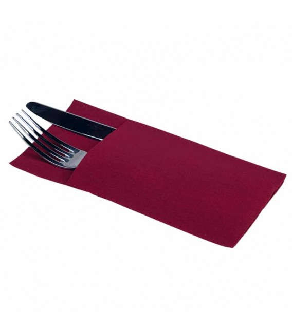 Servilletas Canguro de Papel Punta-Punta 40x40cm Burdeos