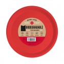 Platos Biodegradables de Cartón Rojos 20,5cm