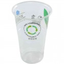 Vasos Biodegradables PLA 500ml Transparentes Impresos