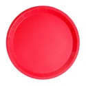Platos Biodegradables de Cartón Rojos 20,5cm