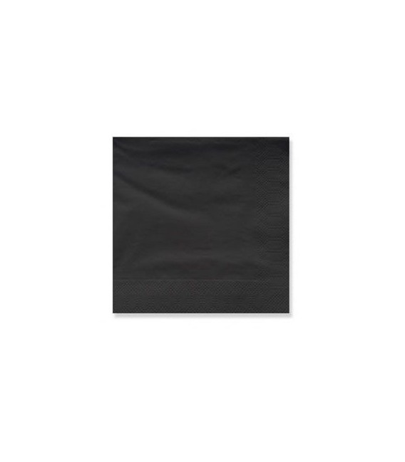 Servilletas Papel Tissue 33 x 33 cm Negras 2 Capas