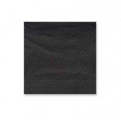 Servilletas Papel Tissue 33 x 33 cm Negras 2 Capas