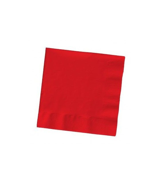 Servilletas Papel Tissue 33 x 33 cm Rojas 2 Capas