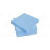 Servilletas Papel Punta Punta 40 x 40 cm Azul Baby 2 Capas