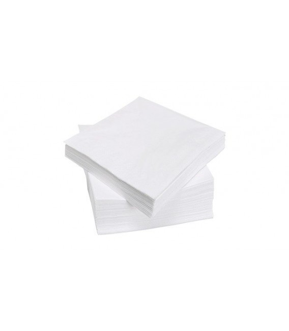 Servilletas Papel Tissue 40 x 40 cm Blancas 2 Capas