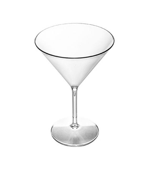 Copas Martini Reutilizables de Plástico Tritán 300ml